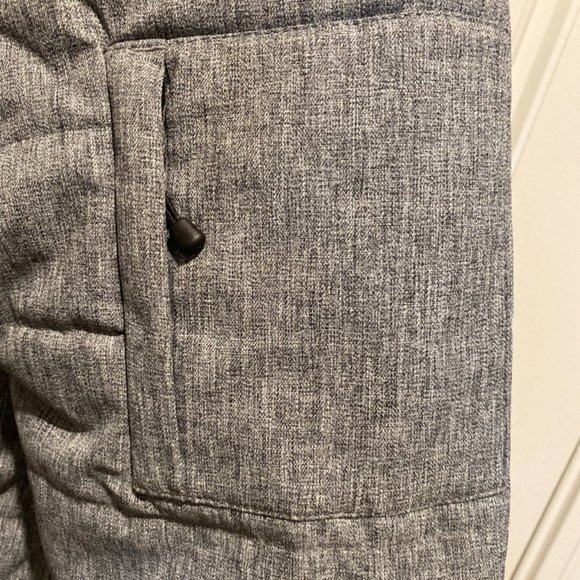 Industry TEXTURED 'ALTERNATIVE "Real" DOWN BOMBER Gray Puffer Jacket SZ: XL - Picture 15 of 16